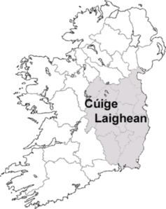 Map Of Leinster Clip Art